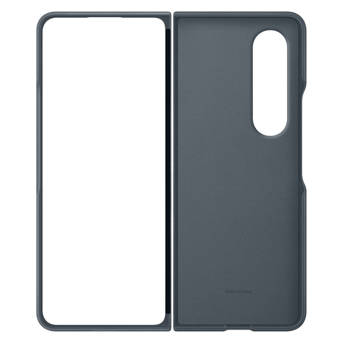 Кейс Samsung Leather Cover за Galaxy Z Fold 4 сив