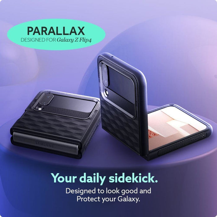 Кейс CASEOLOGY PARALLAX за Galaxy Z Flip 4 матово черен