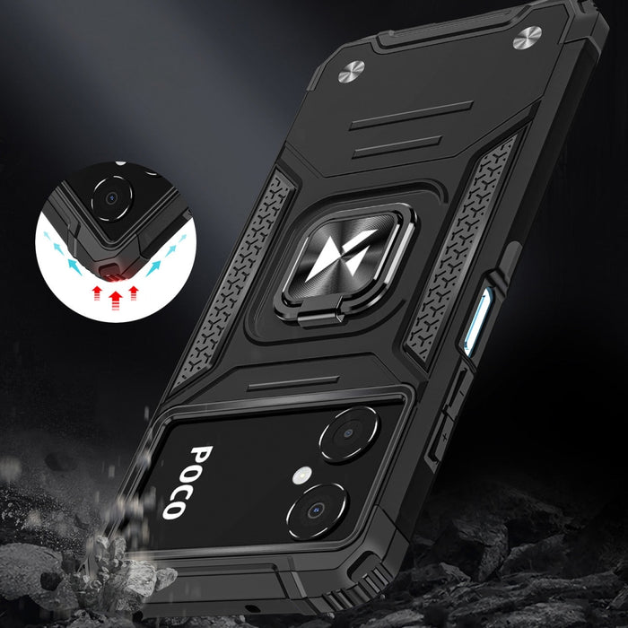 Кейс Wozinsky Ring Armor за Samsung Galaxy A03 черен