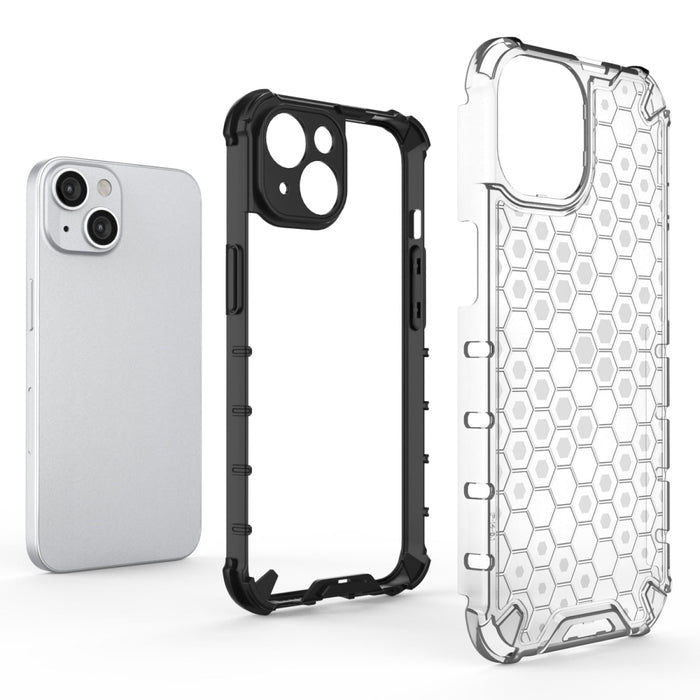 Кейс HQWear Honeycomb за iPhone 14 черен