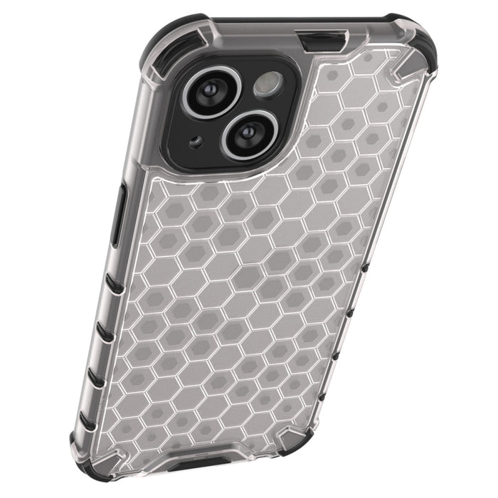 Кейс HQWear Honeycomb за iPhone 14 прозрачен