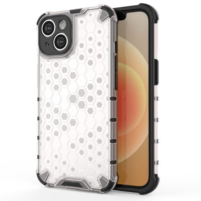 Кейс HQWear Honeycomb за iPhone 14 прозрачен