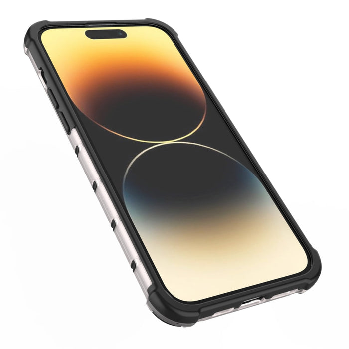 Кейс HQWear Honeycomb за iPhone 14 Pro черен