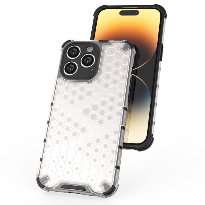 Кейс HQWear Honeycomb за iPhone 14 Pro черен