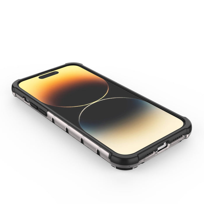 Кейс HQWear Honeycomb за iPhone 14 Pro черен