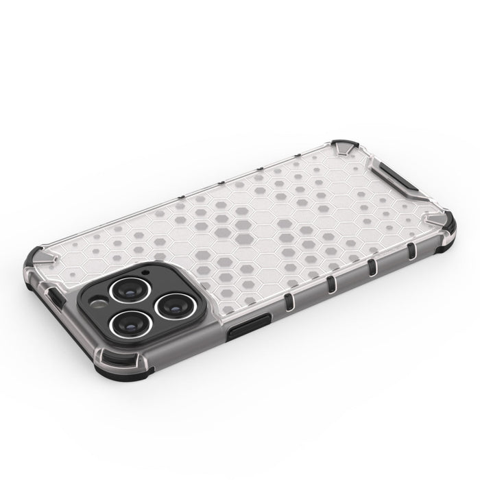 Кейс HQWear Honeycomb за iPhone 14 Pro син