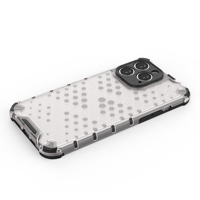 Кейс HQWear Honeycomb за iPhone 14 Pro син