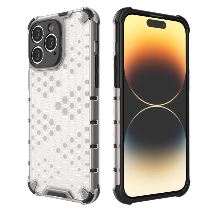 Кейс HQWear Honeycomb за iPhone 14 Pro син