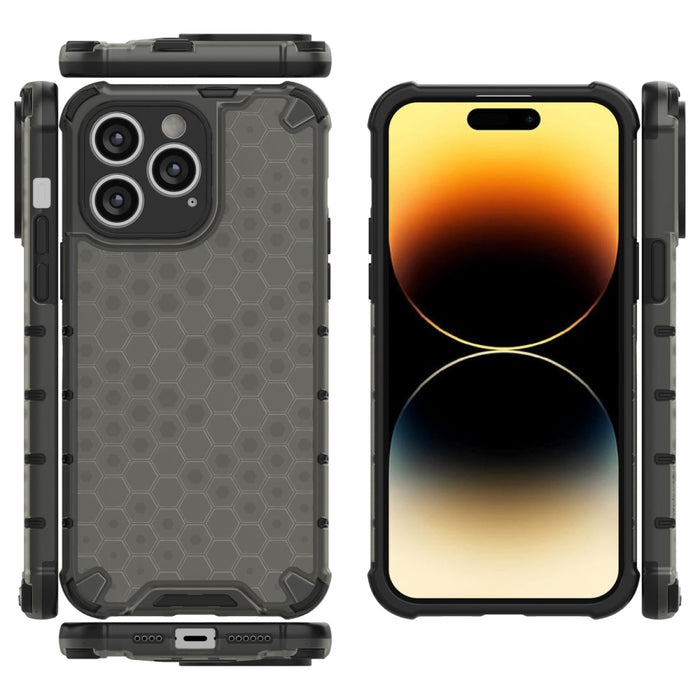 Кейс HQWear Honeycomb за iPhone 14 Pro Max черен