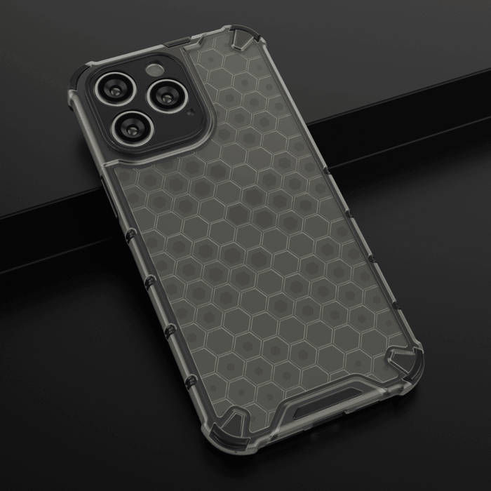 Кейс HQWear Honeycomb за iPhone 14 Pro Max черен