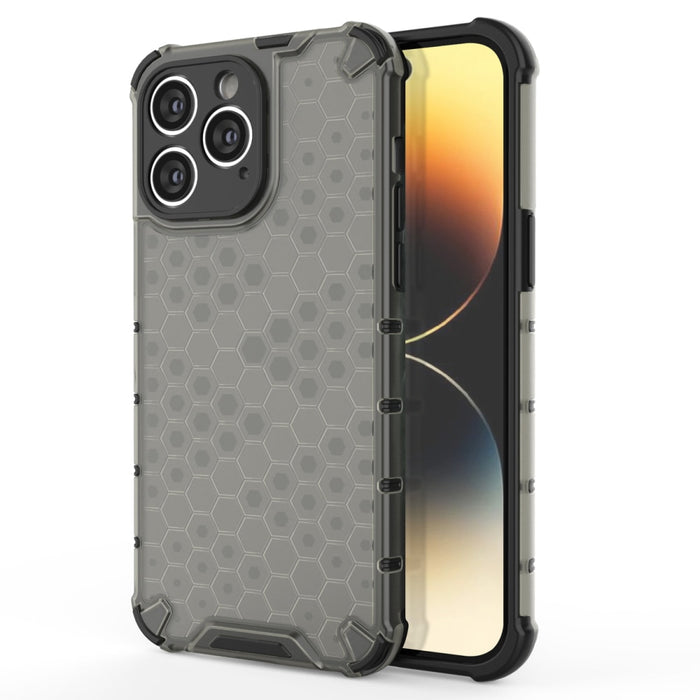 Кейс HQWear Honeycomb за iPhone 14 Pro Max черен