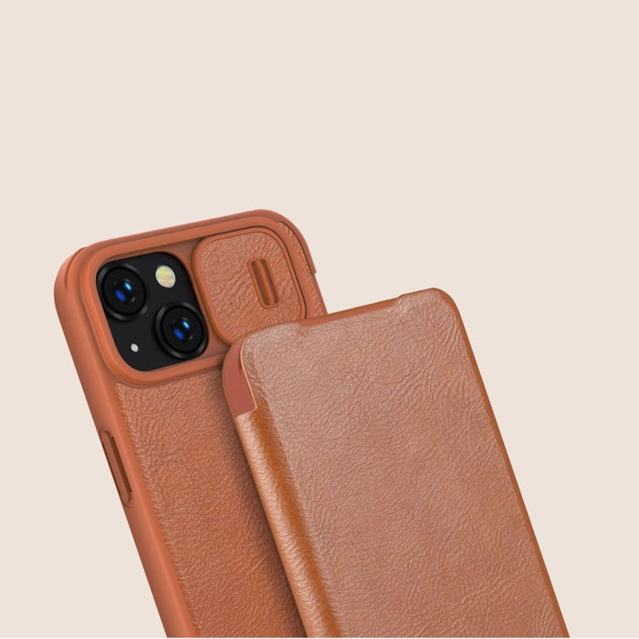 Кожен калъф Nillkin Qin Pro Leather за iPhone