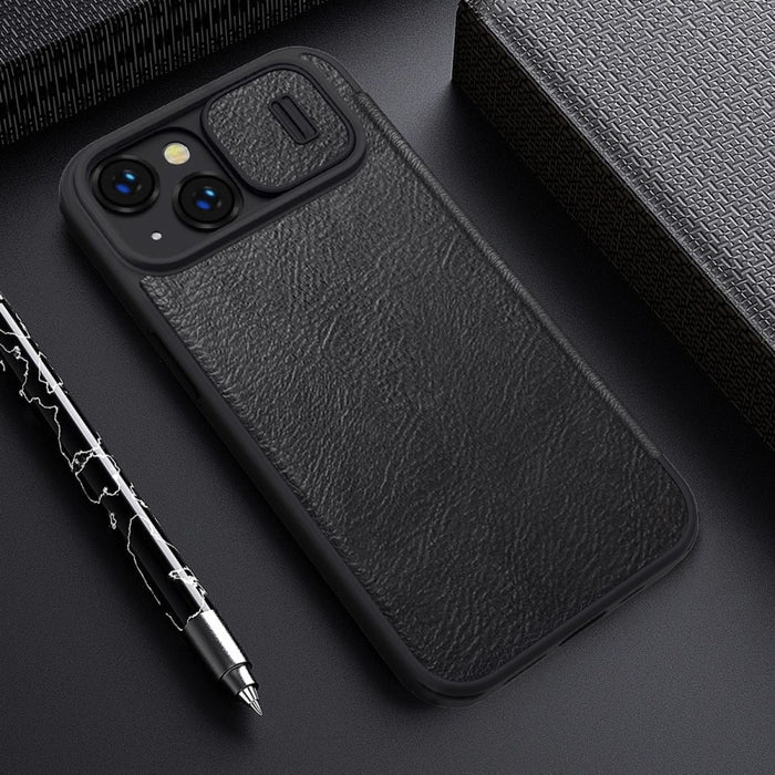 Кожен калъф Nillkin Qin Pro Leather за iPhone