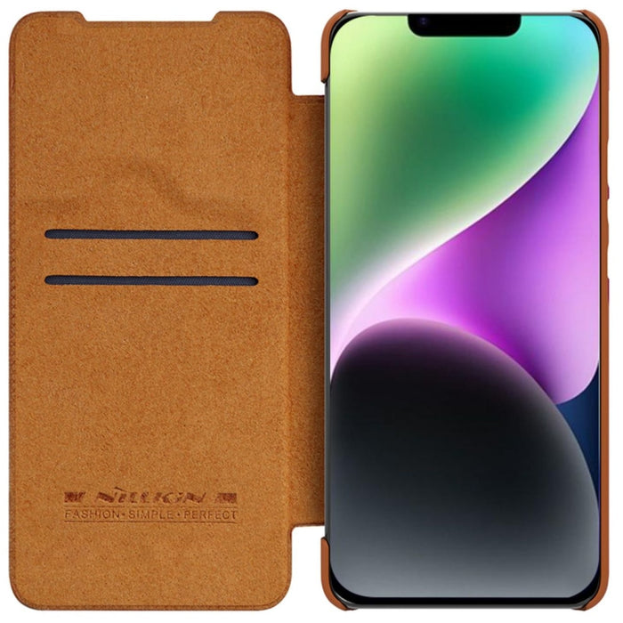 Кожен калъф Nillkin Qin Pro Leather за iPhone