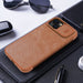 Кожен калъф Nillkin Qin Pro Leather за iPhone