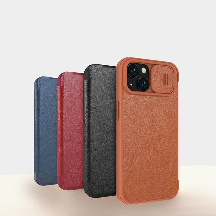 Кожен калъф Nillkin Qin Pro Leather за iPhone