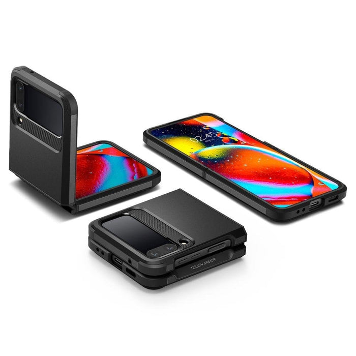 Кейс Spigen Tough Armor за Samsung Galaxy Z Flip 4 Черен