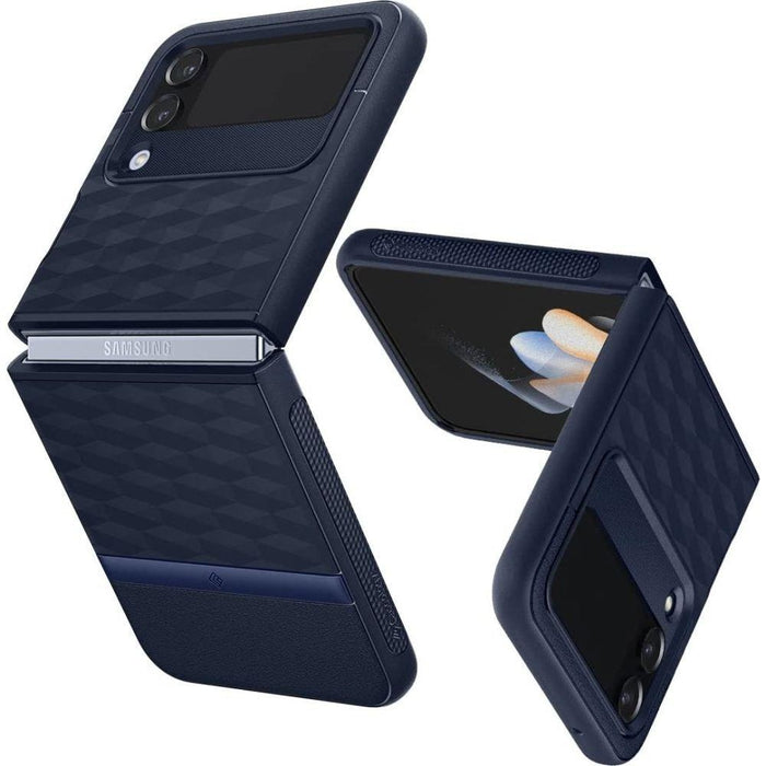 Кейс CASEOLOGY PARALLAX за Galaxy Z Flip 4 тъмносин