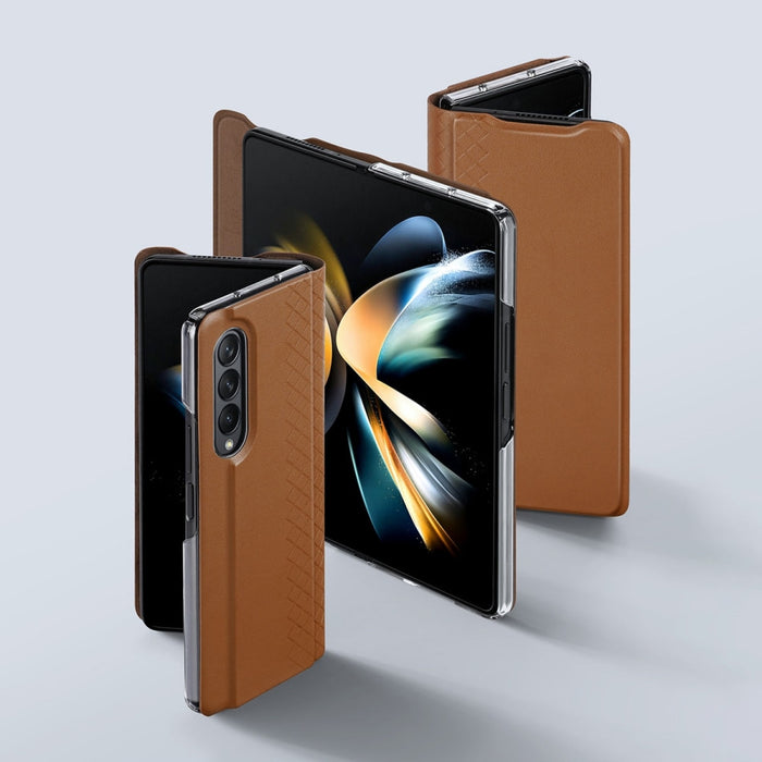 Кейс Dux Ducis Bril за Samsung Galaxy Z Fold4 със стойка син