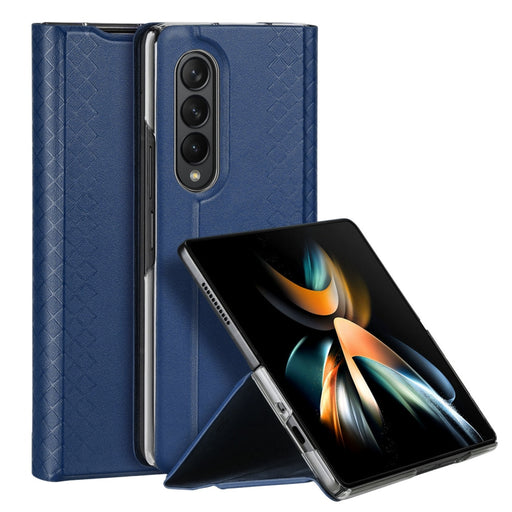 Кейс Dux Ducis Bril за Samsung Galaxy Z Fold4 със стойка син