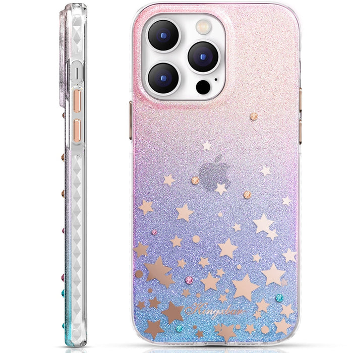 Кейс Kingxbar Heart Star Series за iPhone 14 със звезди