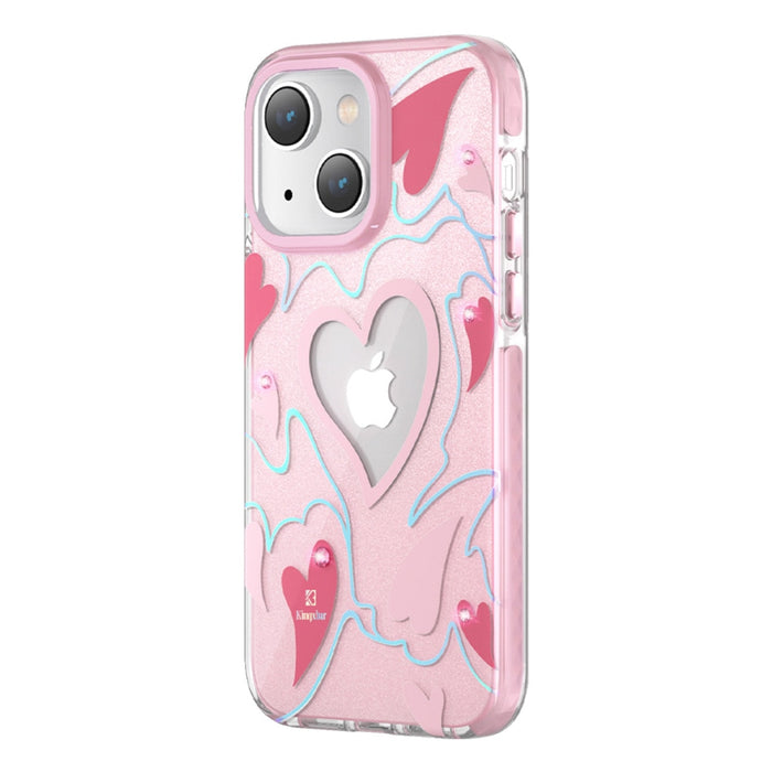 Кейс Kingxbar Heart Star Series за iPhone 14 розов