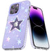 Кейс Kingxbar Heart Star Series за iPhone 14 лилав