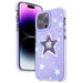 Кейс Kingxbar Heart Star Series за iPhone 14 лилав