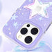 Кейс Kingxbar Heart Star Series за iPhone 14 лилав