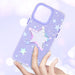 Кейс Kingxbar Heart Star Series за iPhone 14 лилав