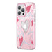 Кейс Kingxbar Heart Star Series за iPhone 14 Pro розов