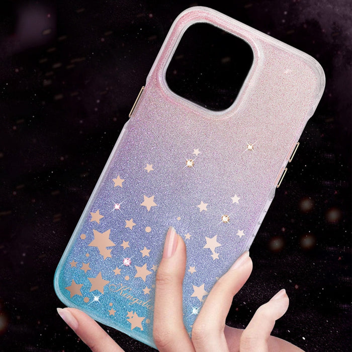 Кейс Kingxbar Heart Star Series за iPhone 14 Plus със звезди