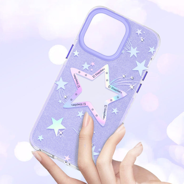 Кейс Kingxbar Heart Star Series за iPhone 14 Plus лилав