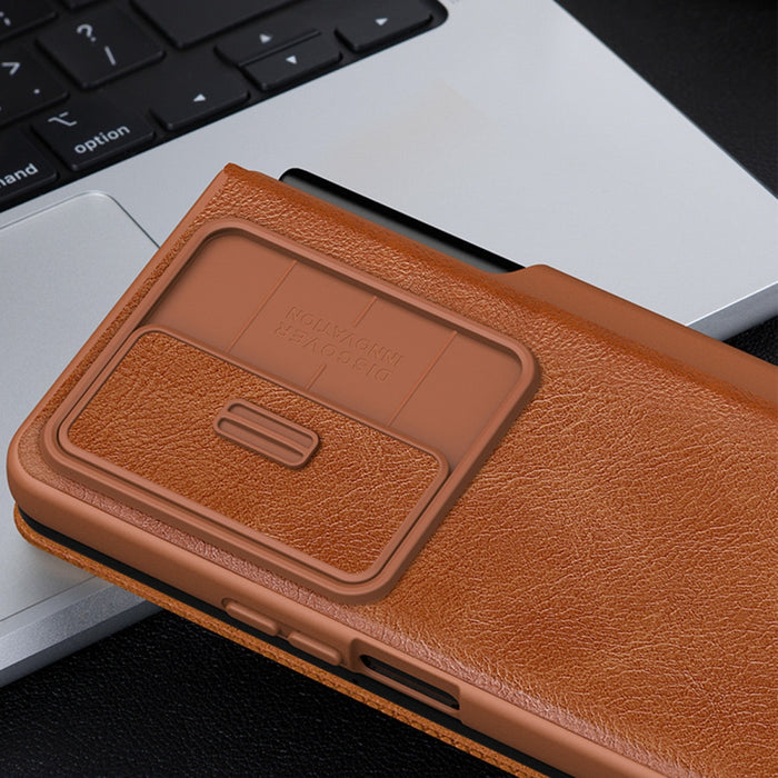 Кожен калъф Nillkin Qin Leather Pro за Samsung