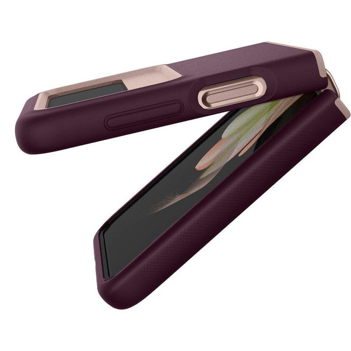 Кейс CASEOLOGY NANO POP за Galaxy Z Flip 4 BURGUNDY BEAN