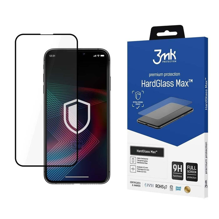 Скрийн протектор 3mk HardGlass Max™ за Apple iPhone 14