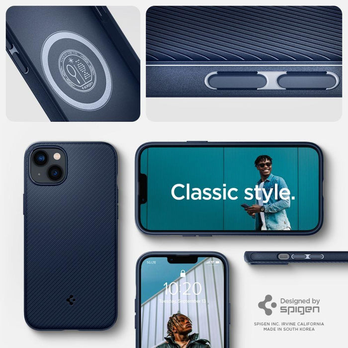 Кейс Spigen MAG ARMOR за iPhone 14 Plus Navy Blue