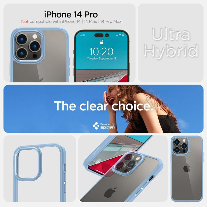 Кейс Spigen ULTRA HYBRID за iPhone 14 Pro SIERRA BLUE