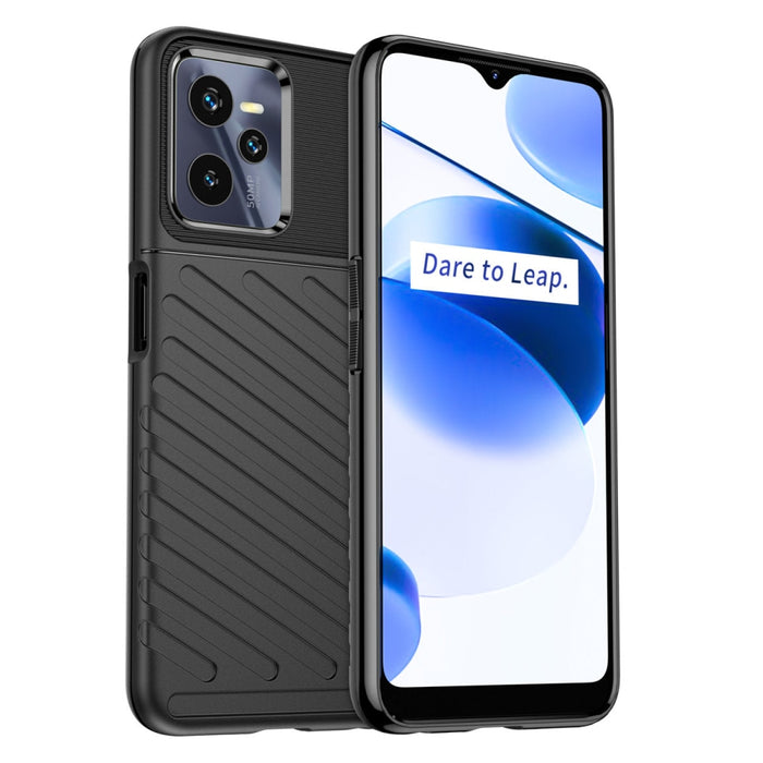 Кейс HQWear Thunder Case за Realme C35 черен