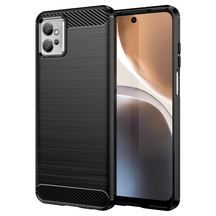 Кейс HQWear Carbon Case за Motorola Moto G32 гъвкав черен