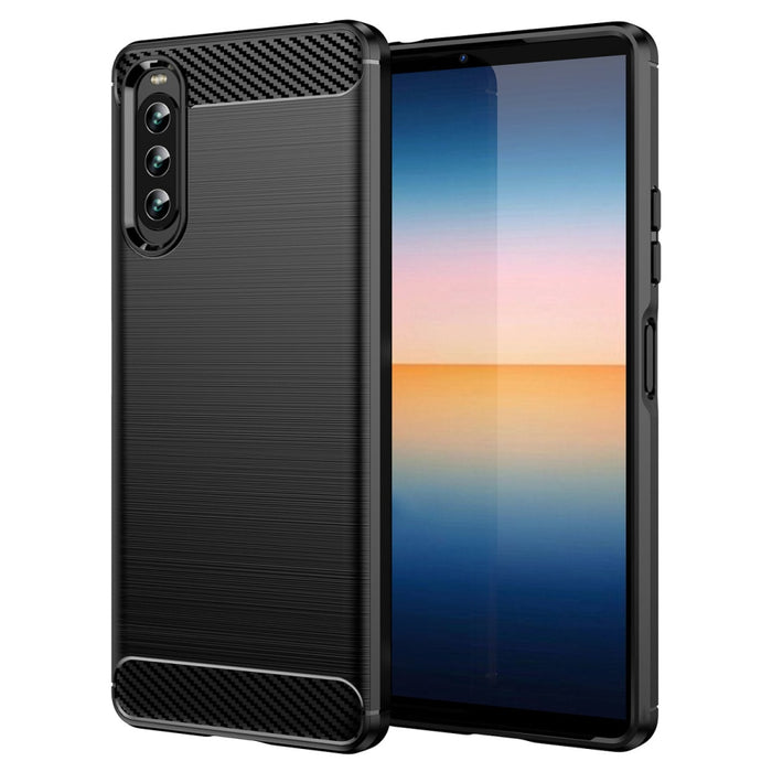 Кейс HQWear Carbon Case за Sony Xperia 10 IV гъвкав черен