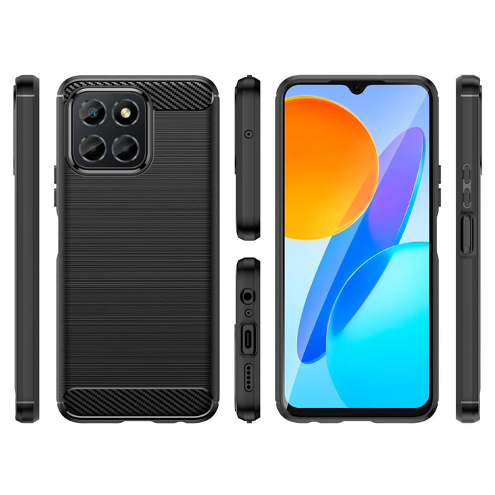 Кейс HQWear Carbon Case за Honor X8 гъвкав черен