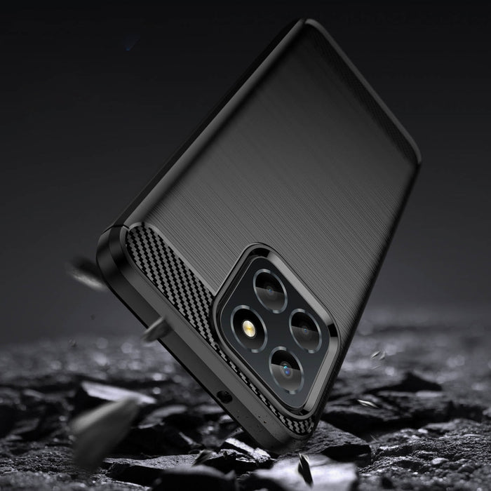 Кейс HQWear Carbon Case за Honor X8 гъвкав черен