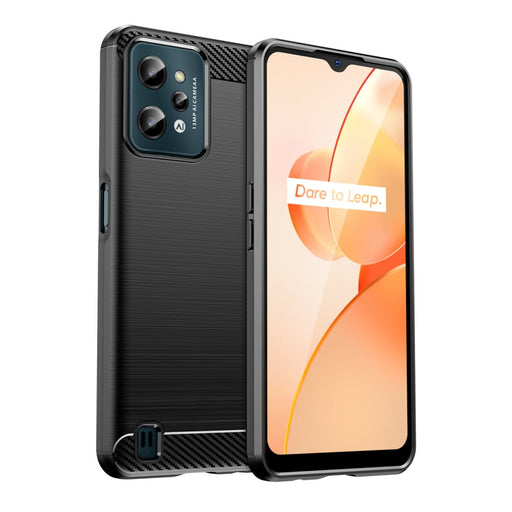 Кейс HQWear Carbon Case за Realme C31 гъвкав черен