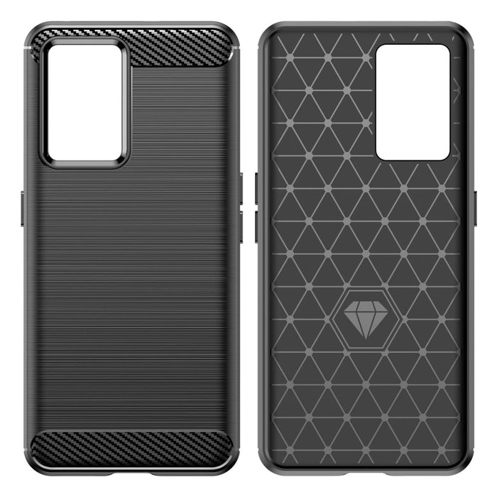 Кейс HQWear Carbon Case за Realme GT Neo 3 гъвкав черен