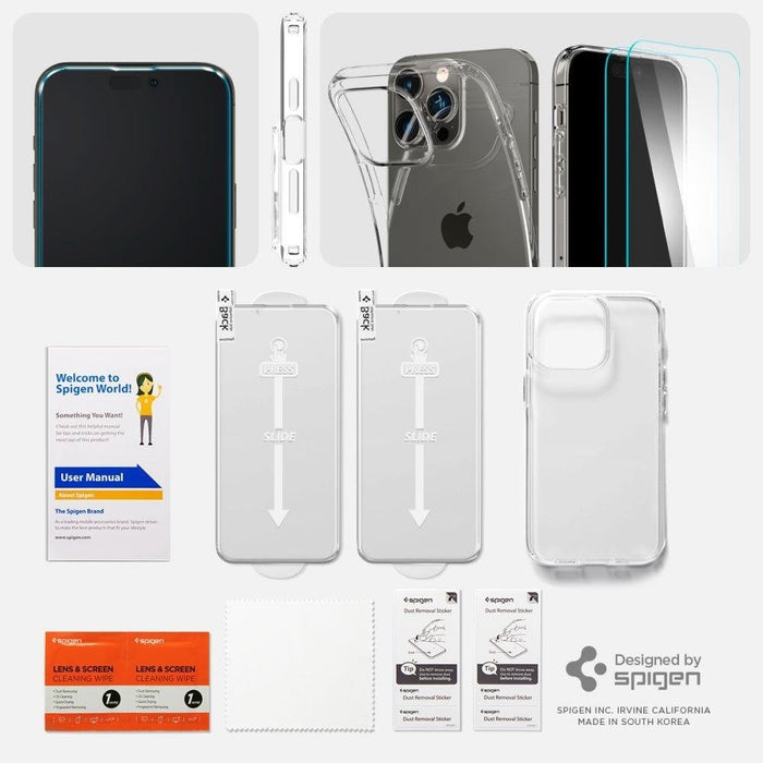 Кейс Spigen CRYSTAL PACK за iPhone 14 Pro Max Clear