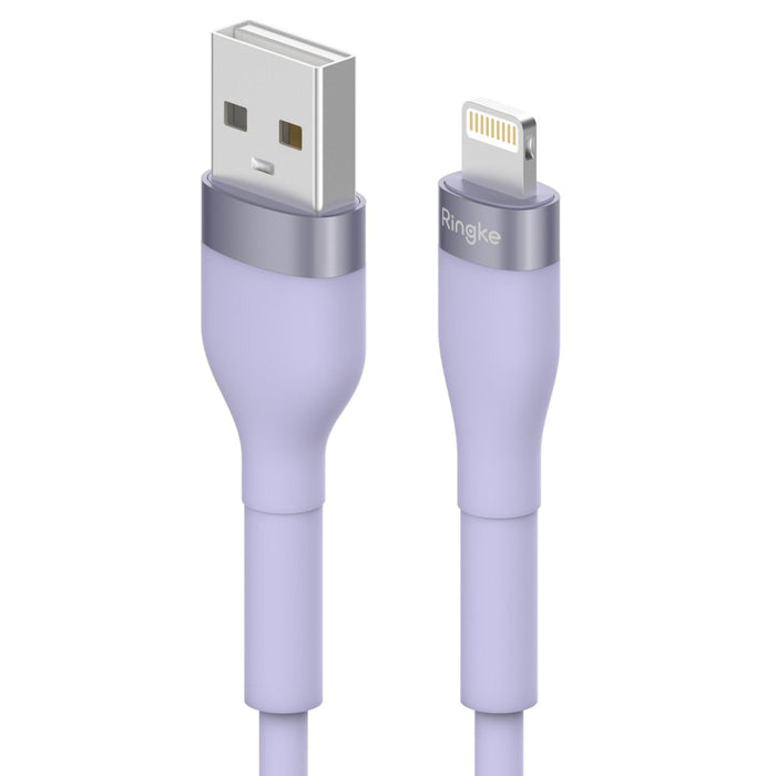 Кабел Ringke USB - А към Lightning 480Mb/s 12W 1.2m Лилав