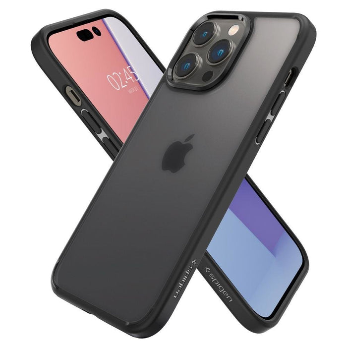 Кейс Spigen ULTRA HYBRID за iPhone 14 Pro Max FROST Black