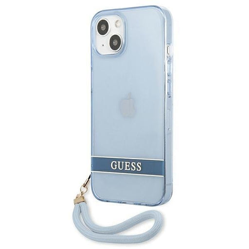 Кейс Guess GUHCP13MHTSGSB за iPhone 13 6.1’ син