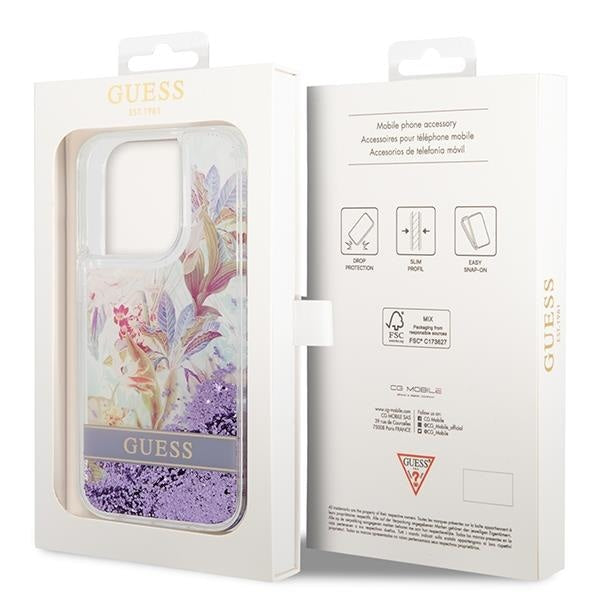 Кейс Guess GUHCP14LLFLSU за iPhone 14 Pro 6.1’